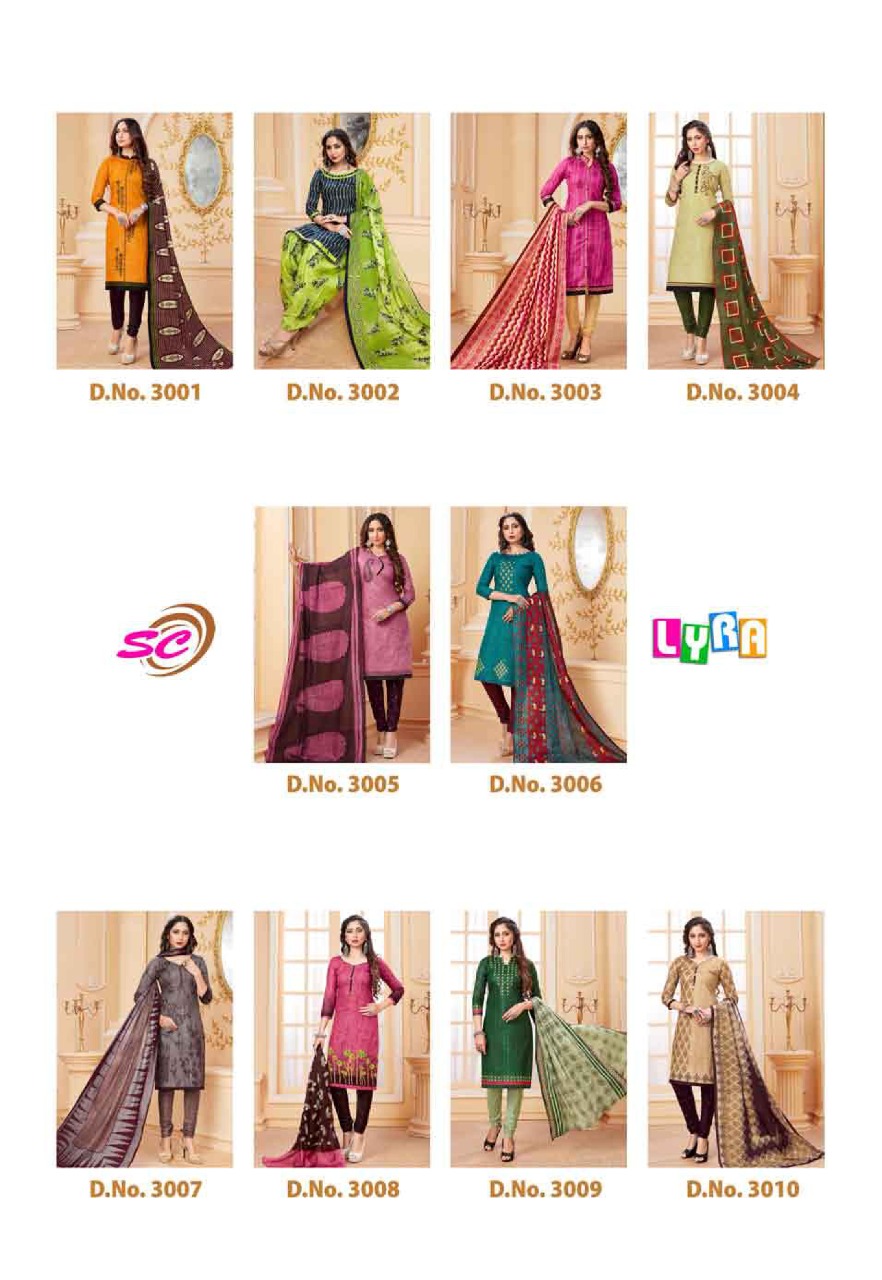 Sc  Lyra Vol 3 Buy Wholesale Cotton Dress Material At Lowest Price In India