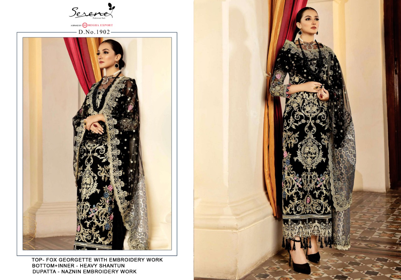 Serene La' More  Designer Pakistani Style Salwar Kameez