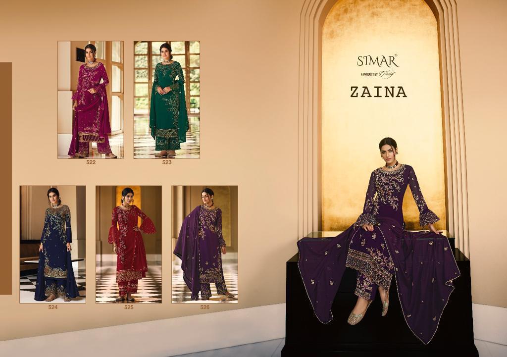 Simar Zaina  Wholesale Salwar Kameez Catalogue