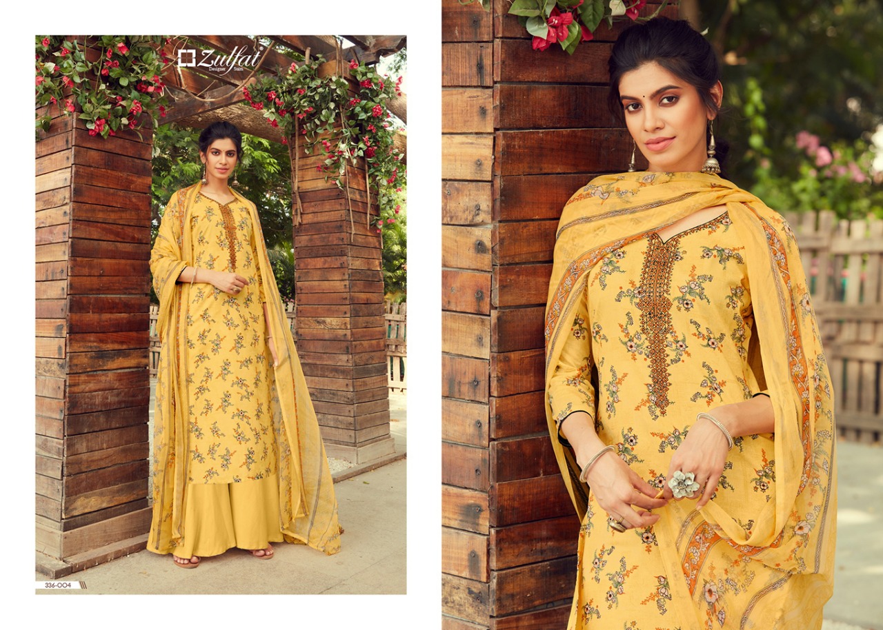 Buy Damini Pure Heavy Jam Cotton Dress Material Online - Zulfat Designer  Suits