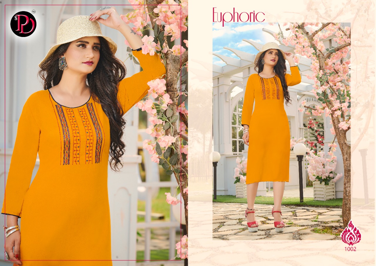 Poorvi Silk Ethnic Wear Long Kurti  Catalog