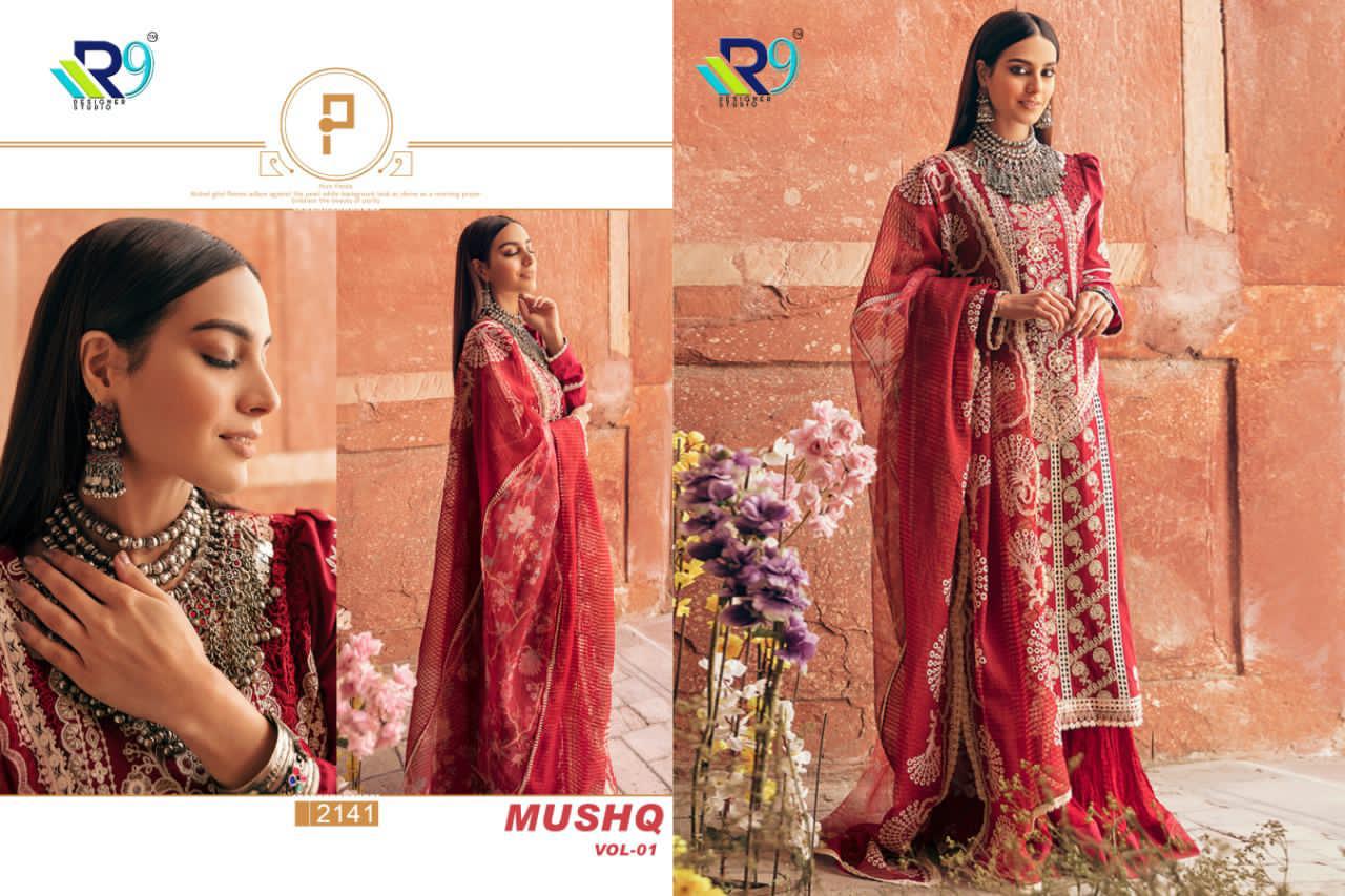 R9 Mushq Vol 1  Designer Pakistani Salwar Suits  Catalog