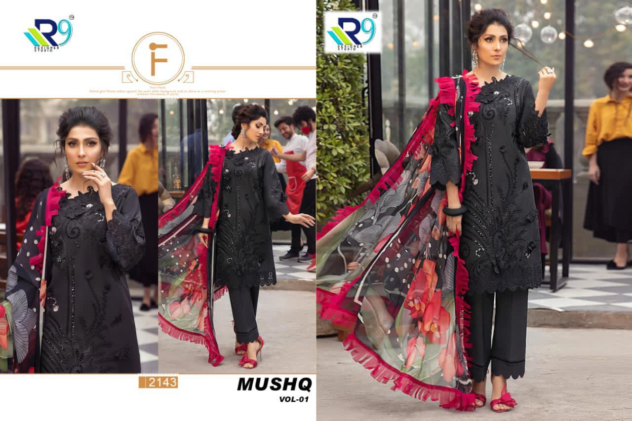 R9 Mushq Vol 1  Designer Pakistani Salwar Suits  Catalog