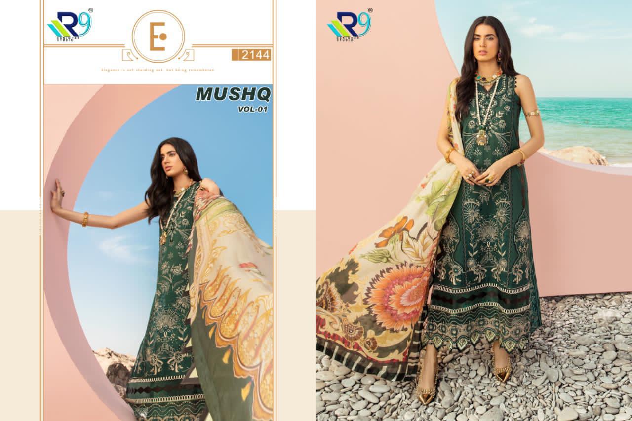 R9 Mushq Vol 1  Designer Pakistani Salwar Suits  Catalog