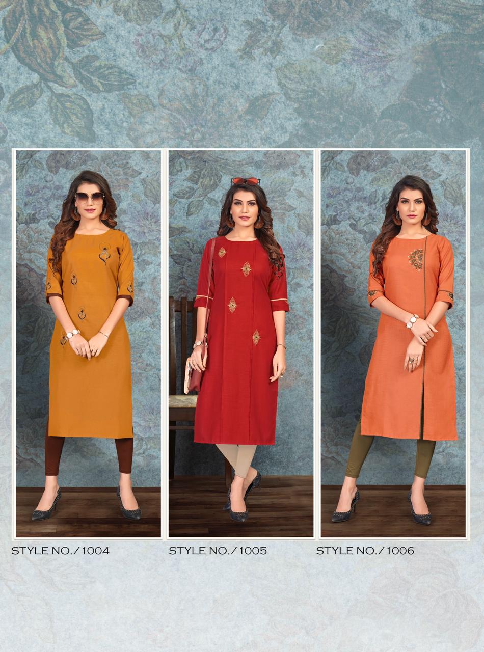 Rijiya Trends Present Dream Kurtis Catalogue