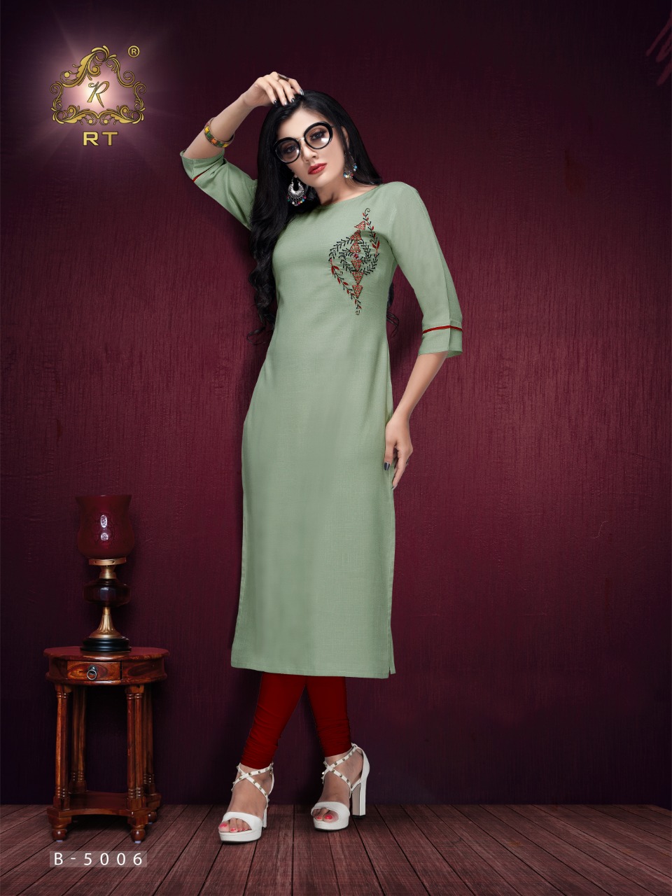 Rijiya Trends Present Flash Casual Wear Kurtis Catalogue