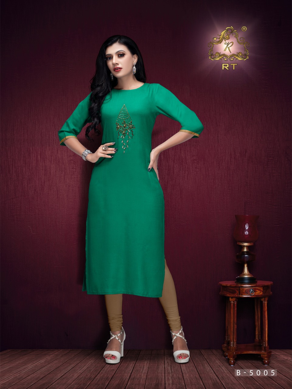 Rijiya Trends Present Flash Casual Wear Kurtis Catalogue