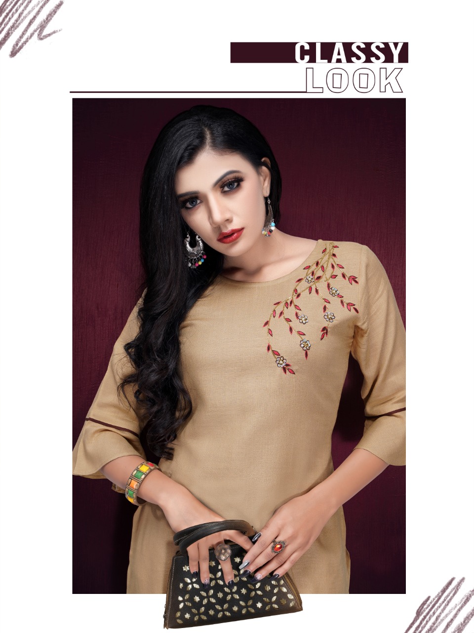 Rijiya Trends Present Flash Casual Wear Kurtis Catalogue