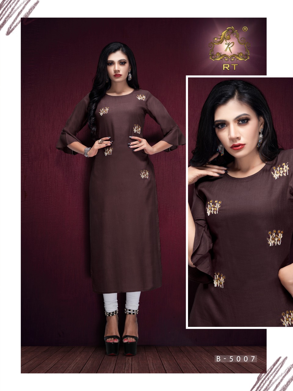 Rijiya Trends Present Flash Casual Wear Kurtis Catalogue