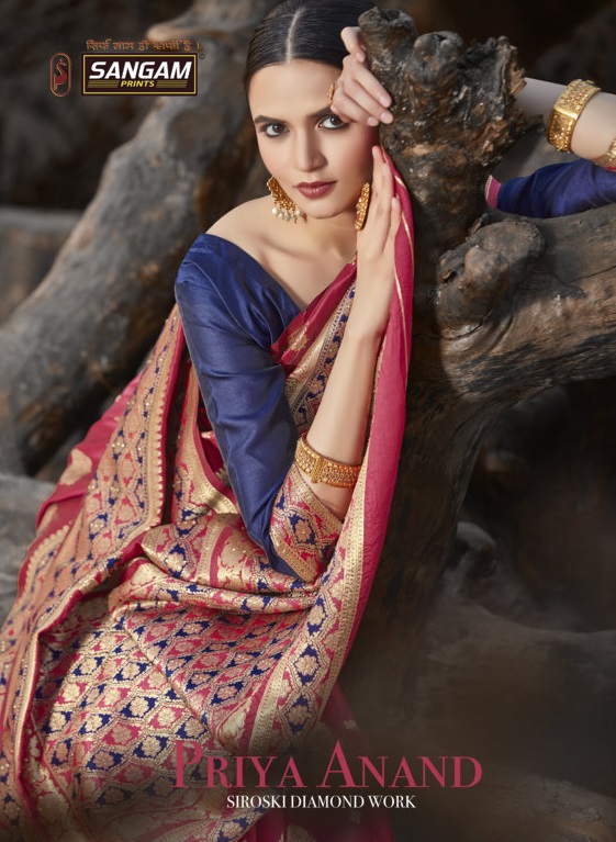 Amazon.com: Look Fashion Beautiful Fancy Saree In Siroski Work Saree  Gorgeous Saree Indian Saree (Stitch) : Clothing, Shoes & Jewelry