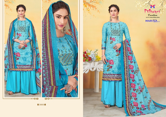 Mishri Marina Vol 3 Unstitched Dress Materials  Buy Cotton Material