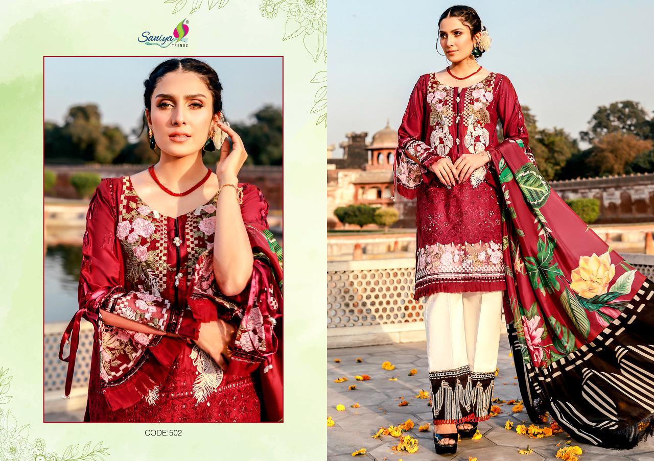 Saniya Rouche Vol  5 Classy Look Pakistani Suits Collection Buy Buy Pakistani Salwar Suits