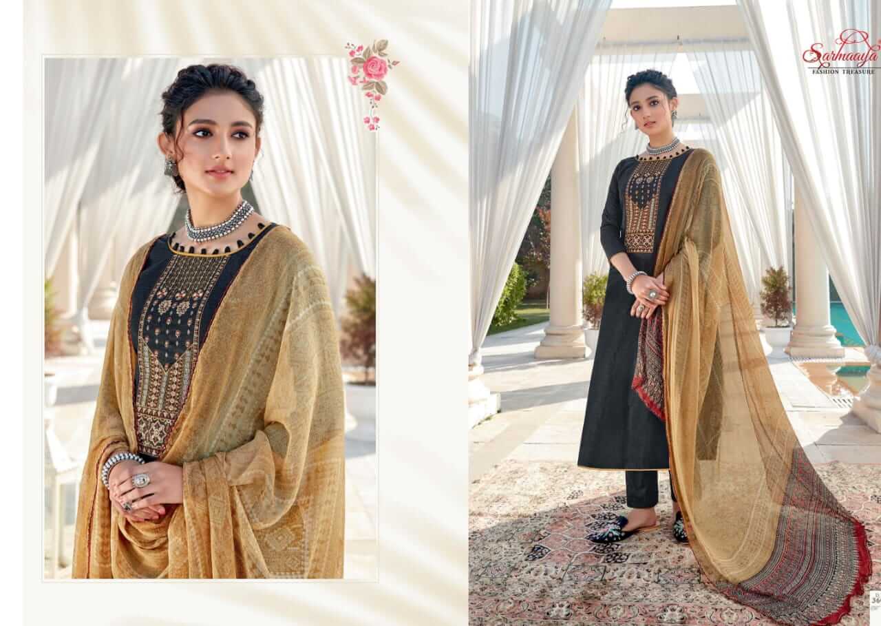 Sarmaaya Inayat Designer Embroidery Festive Wear Buy Ladies Cotton Dress Materials