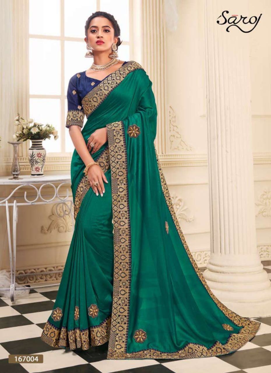 Buy PT'Z Women's Jacquard banarasi litchi silk LightWeight Casual Wear saree  with Unstitched Blouse Piece (P-T-2056_Green) at Amazon.in