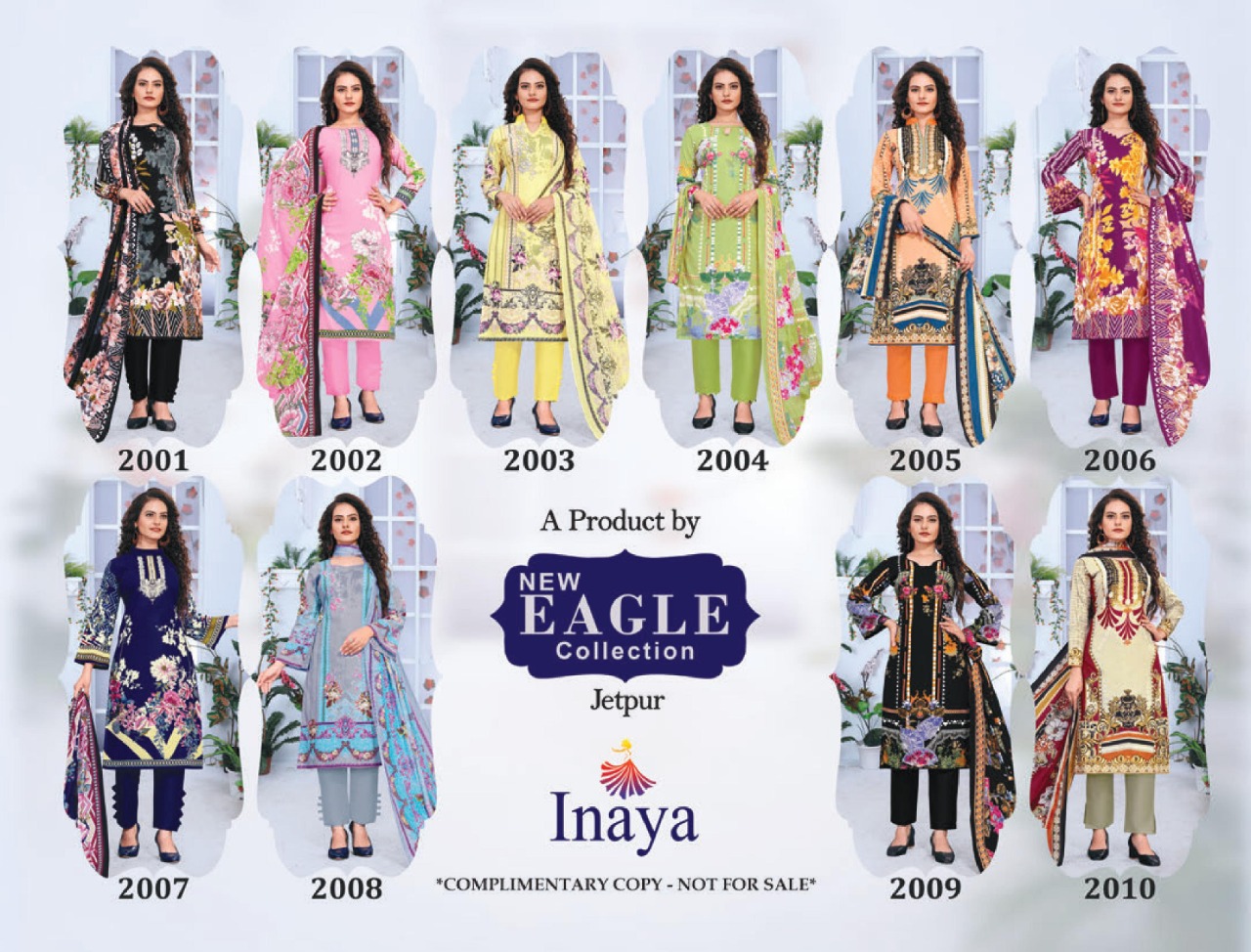 Inaya Vol  2 Karachi Cotton Dress Material Collection