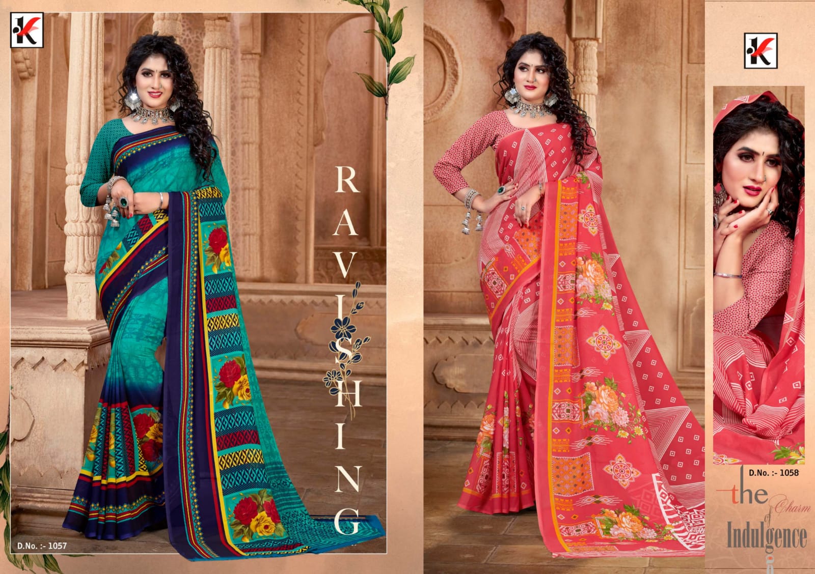 Kodas Garam Chai 101 Rennial Printed Sarees  Catalog