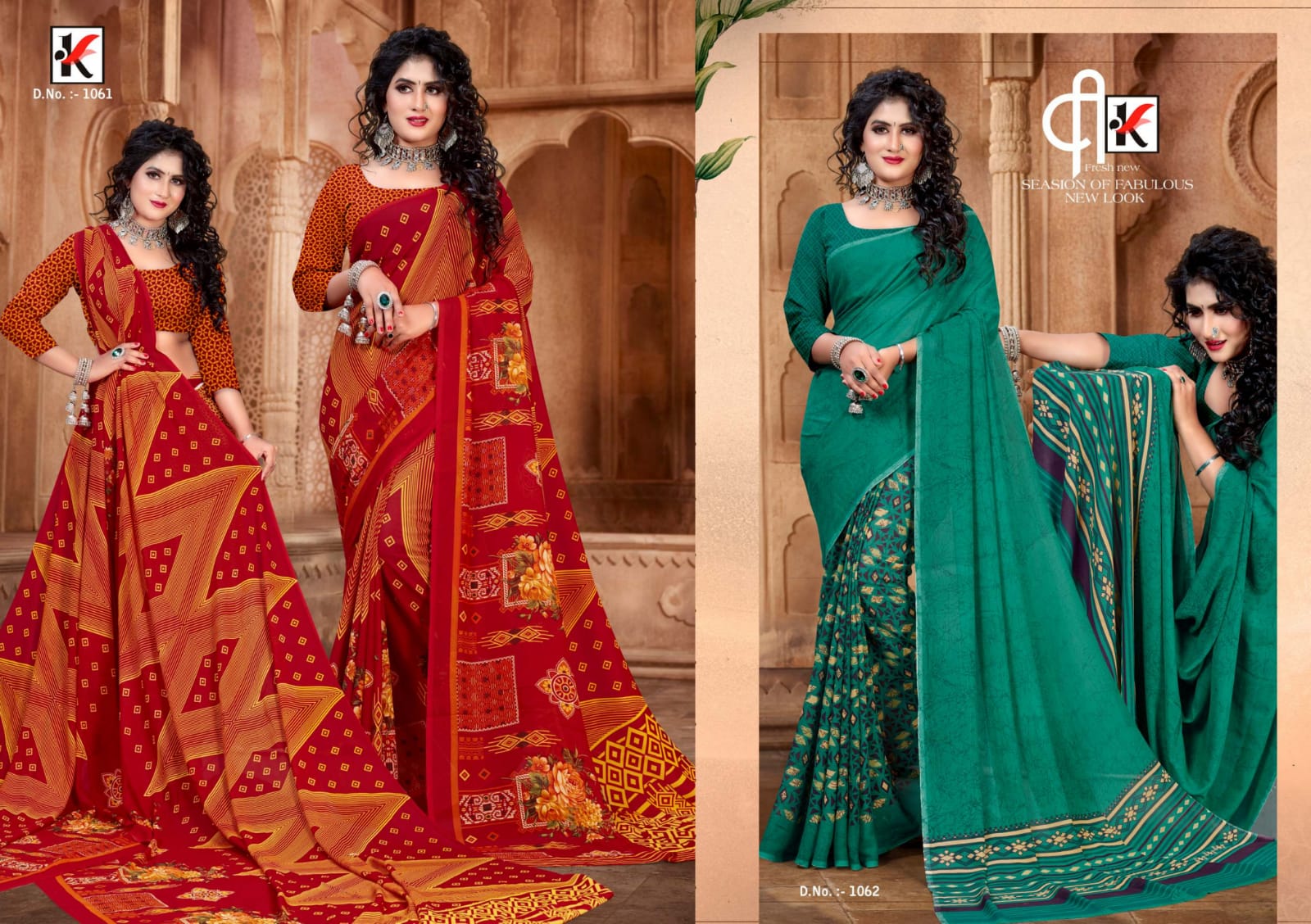 Kodas Garam Chai 101 Rennial Printed Sarees  Catalog