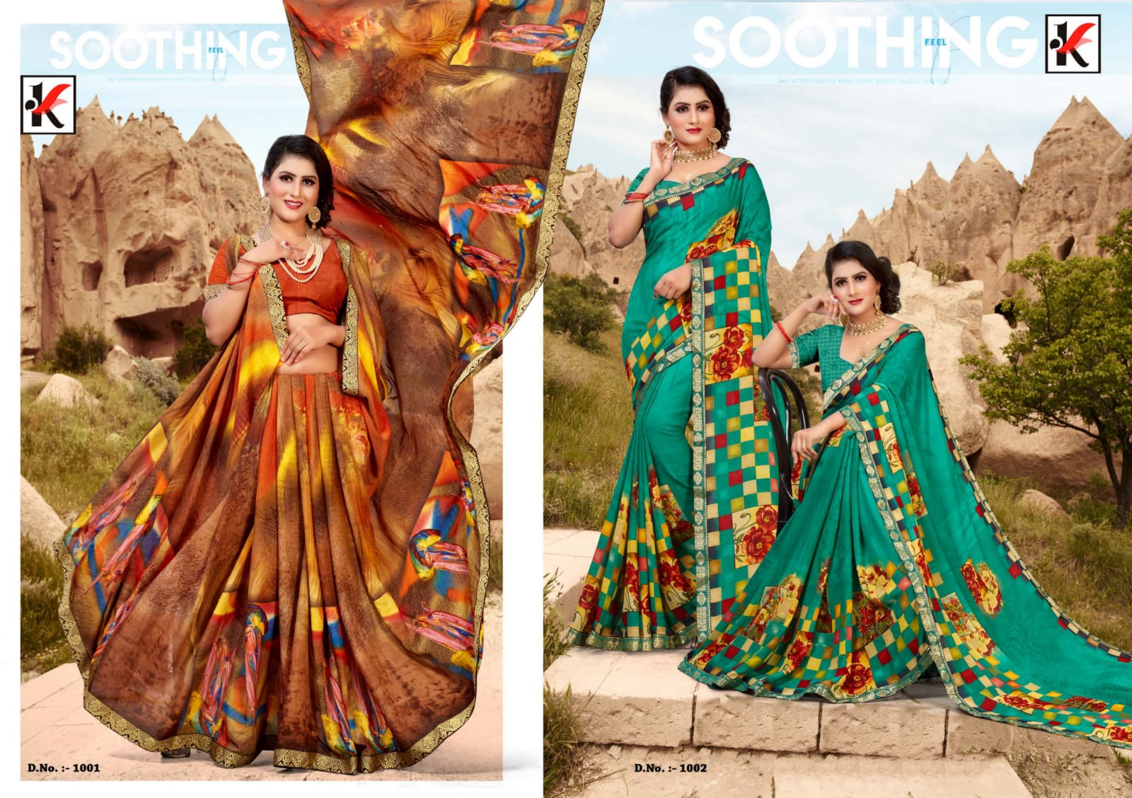 Kodas Sunaina Renial Digital Printed Saree Catalog