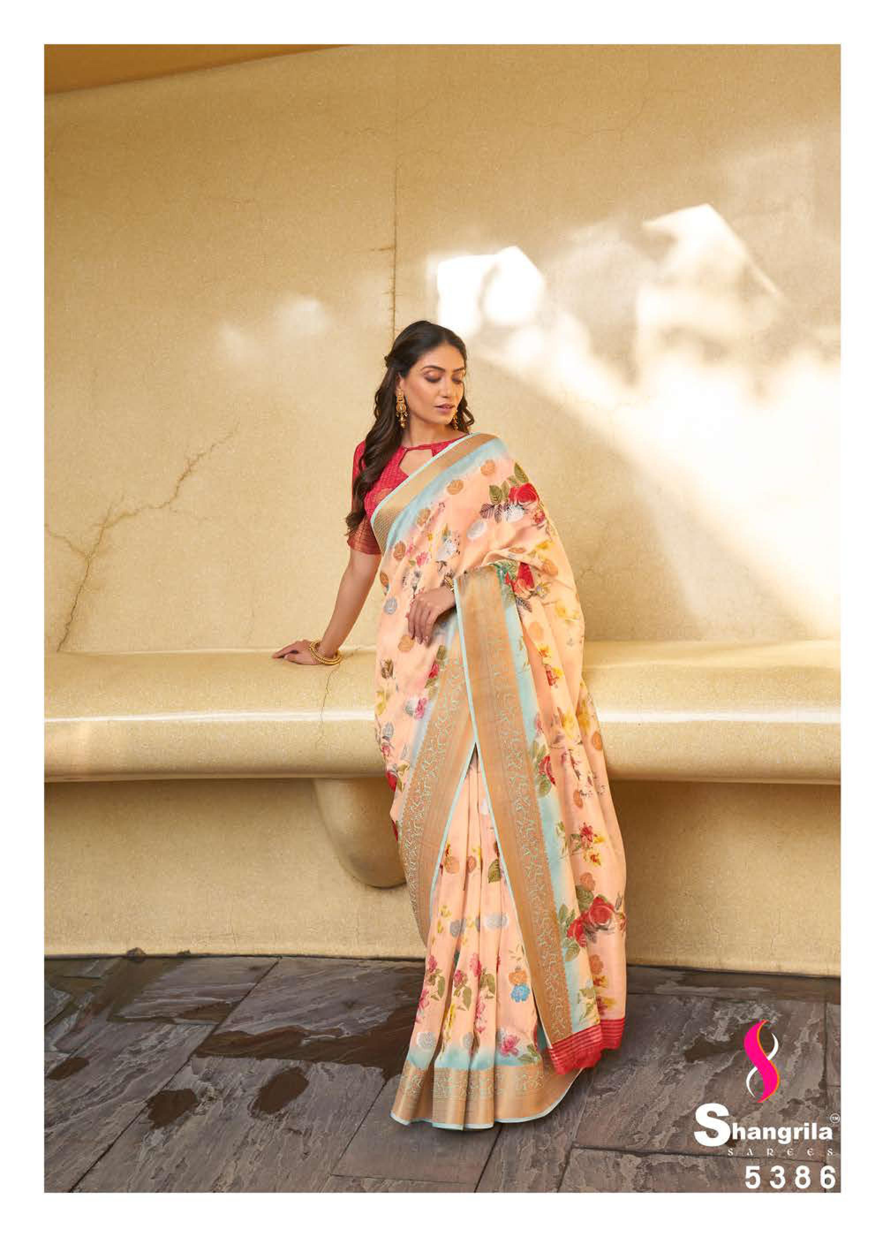 Sangam Gulabi Catalog Party Wear Designer Linen Sarees