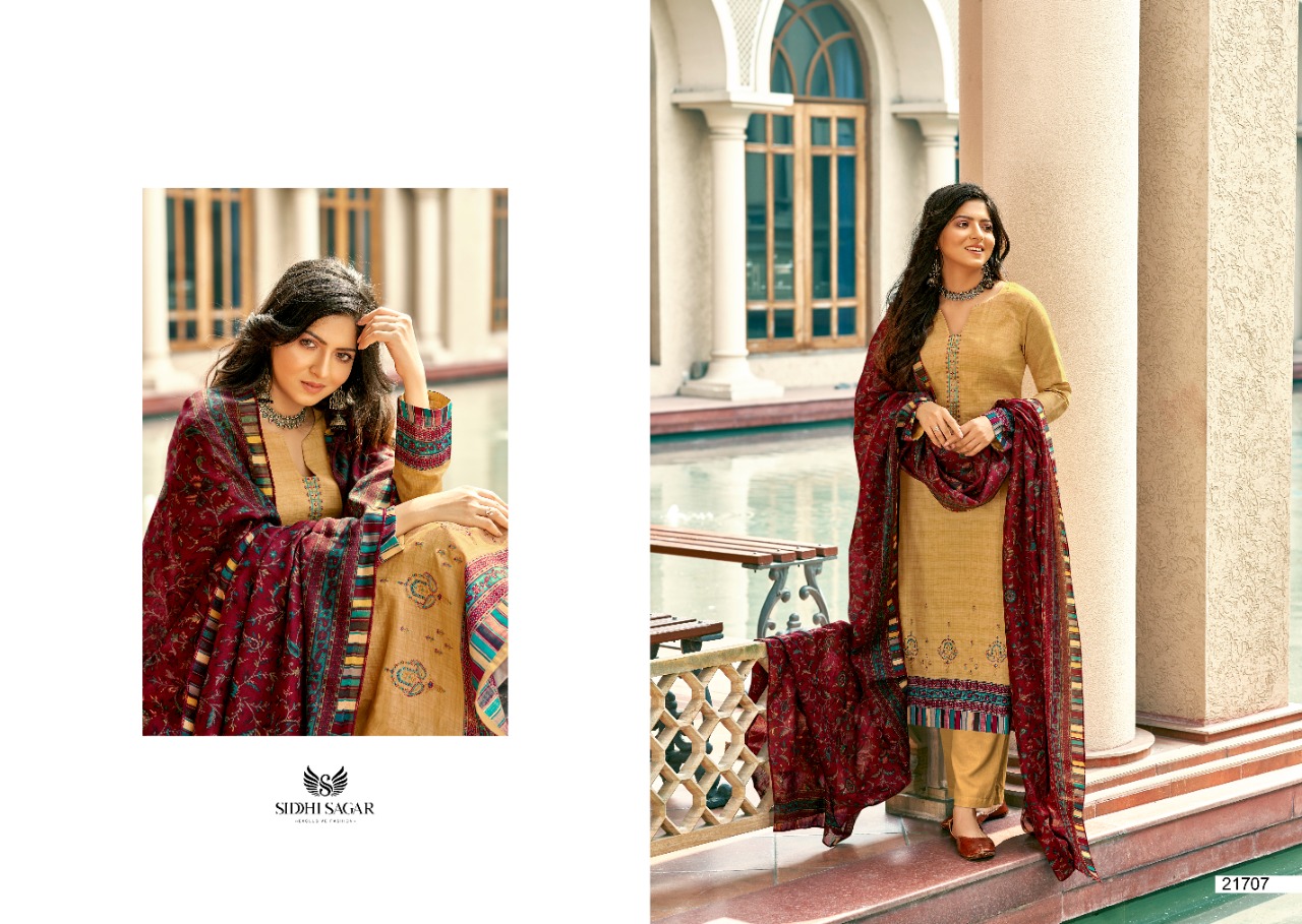 Siddhi Sagar Sanskruti Pure Lawn Cotton Dress Material Catalog