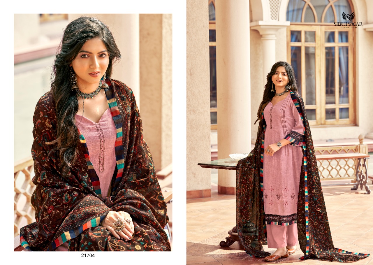 Siddhi Sagar Sanskruti Pure Lawn Cotton Dress Material Catalog