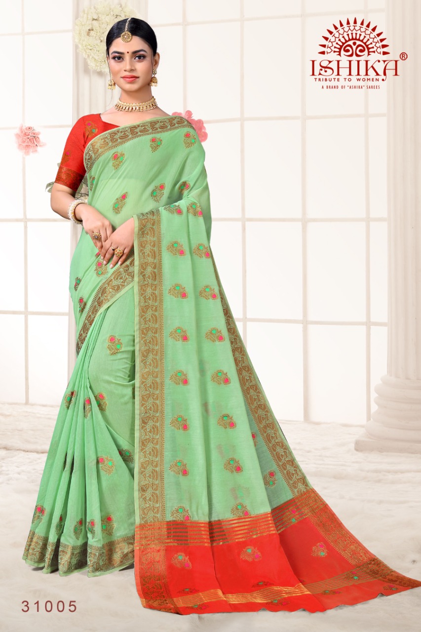 Ashika  Kumkum Festive Wear Silk Sarees Collection