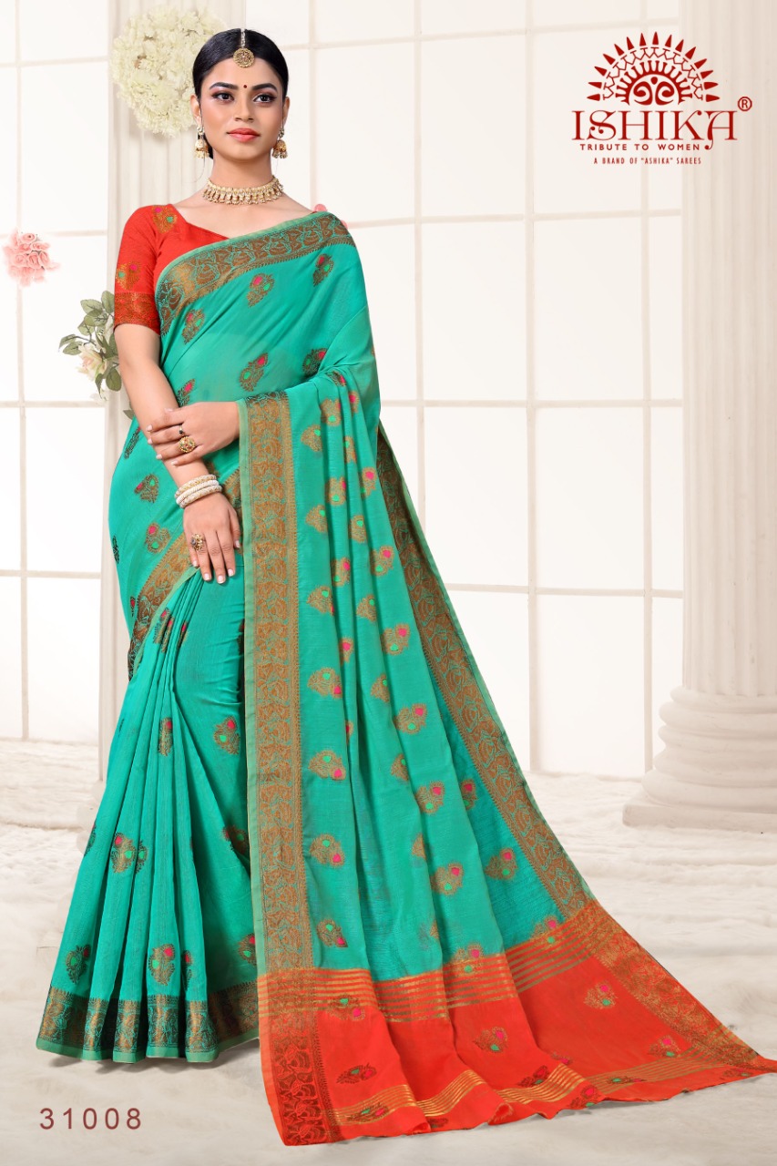 Ashika  Kumkum Festive Wear Silk Sarees Collection