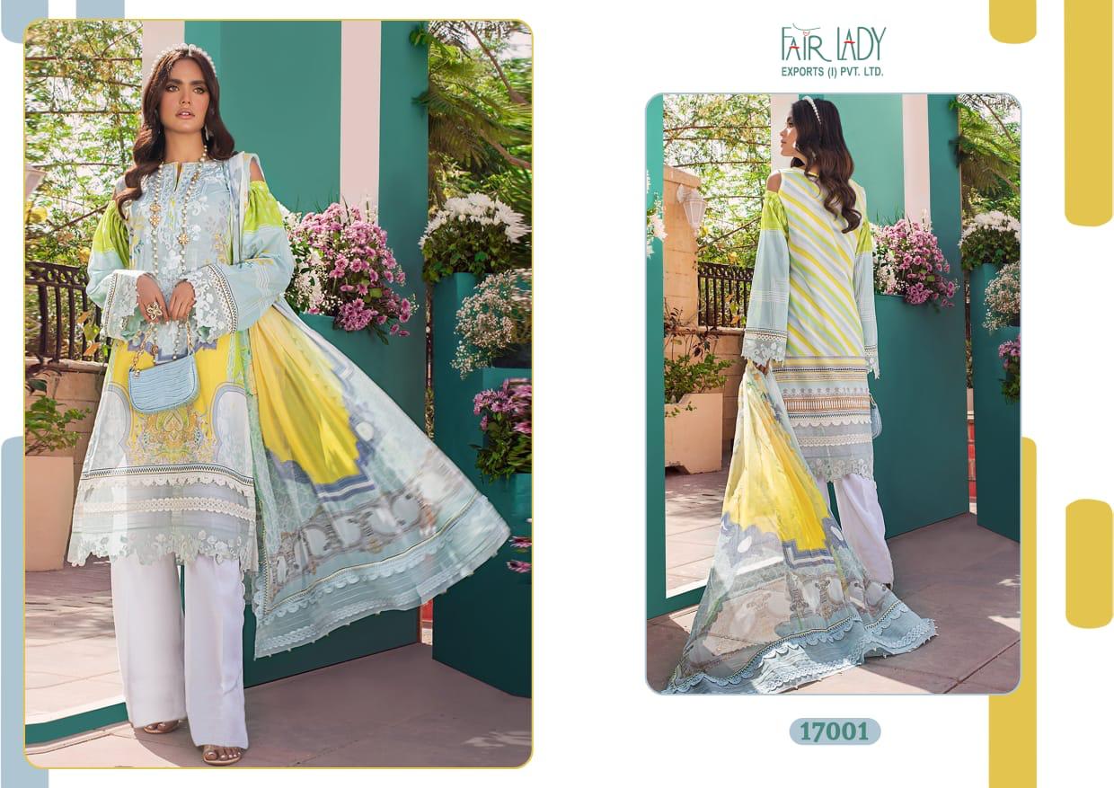 Fair Lady Ayesha Zara Designer Cotton Embroidery Pakistani Salwar Suits Catalog