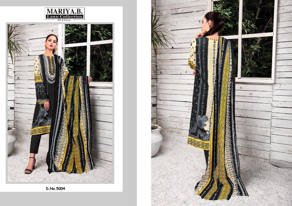 Mariya B Vol  5 Karachi Cotton Dress Material Catalog