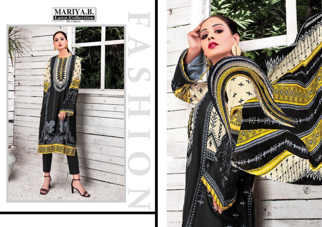 Mariya B Vol  5 Karachi Cotton Dress Material Catalog