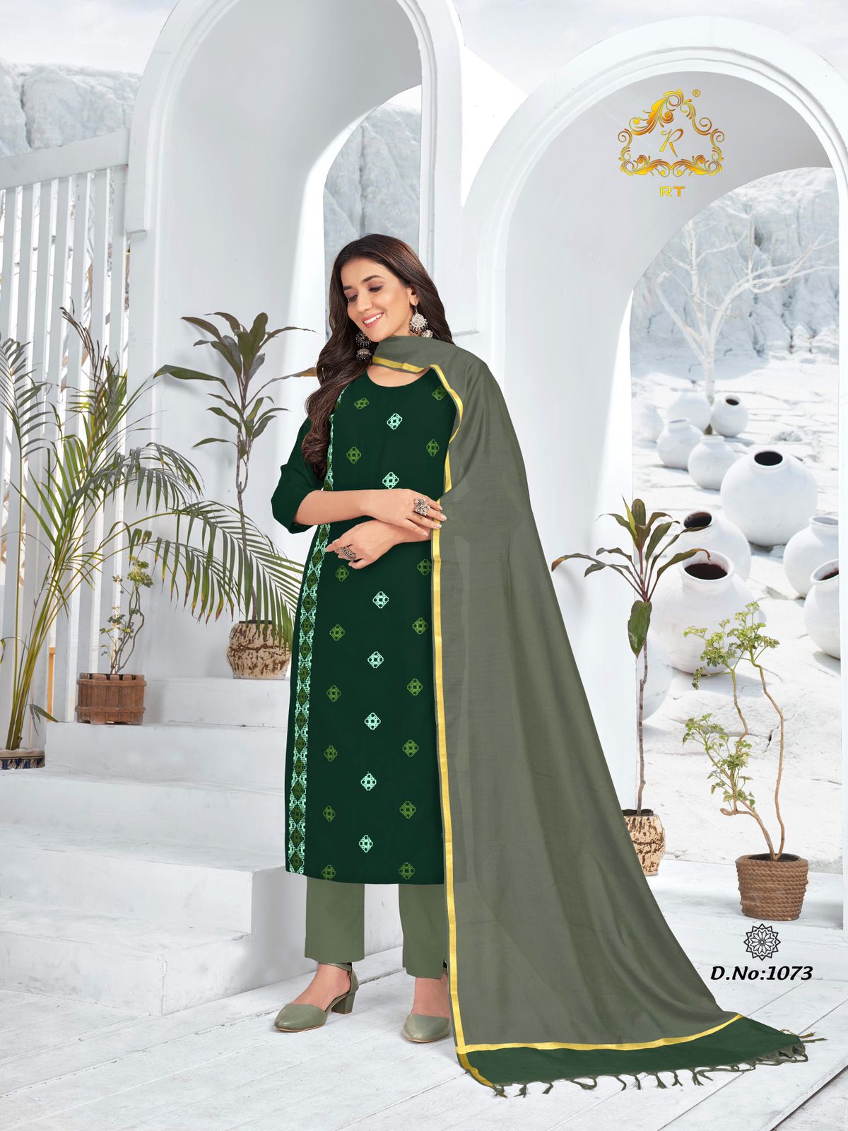 Nari Vol-12 Rijya Trends Kurti With Dupatta