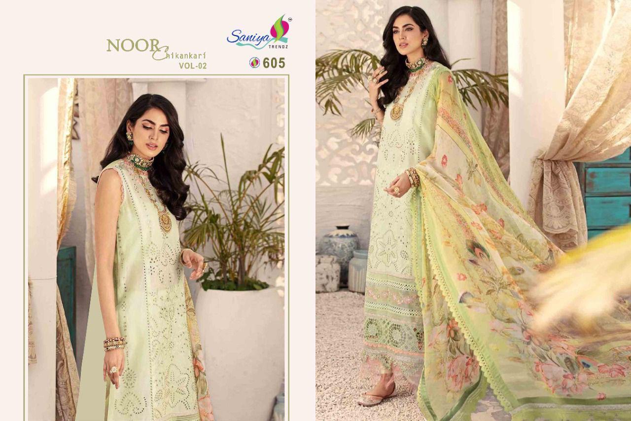 Saniya Noor Chikankari Vol 2 Designer Cotton Chikankari Pakistani ...