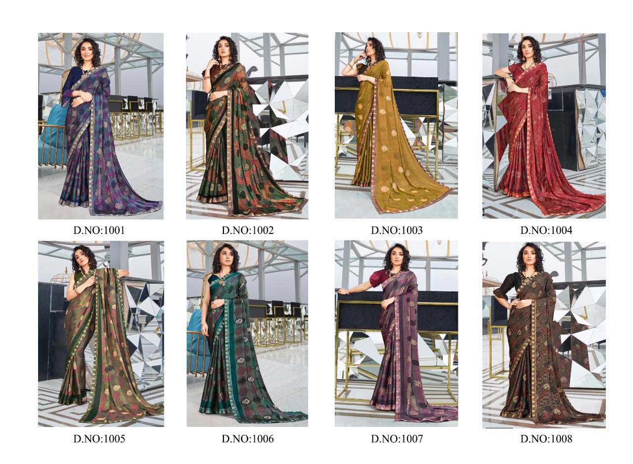 Swastik Firangi  Casual Wear Printed Sarees Catalog