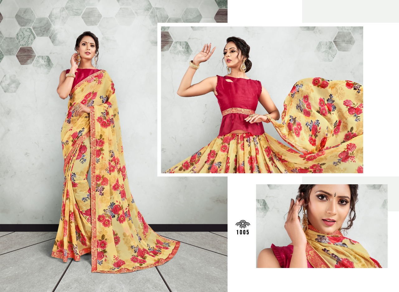 Swastik Jackpot Vol 1  Casual Wear Printed Sarees Catalog