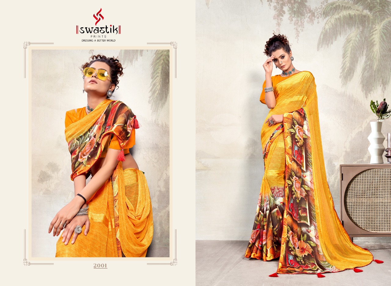 Swastik Kangan  Vol 2  Casual Wear Printed Sarees Catalog