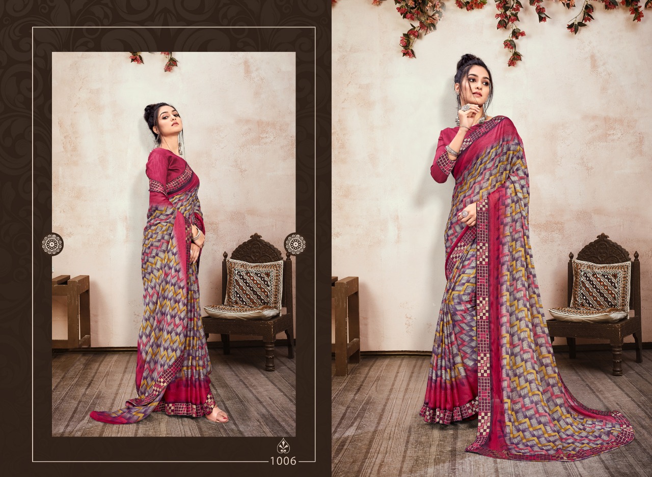 Swastik Narayani  Casual Wear Printed Sarees Catalog