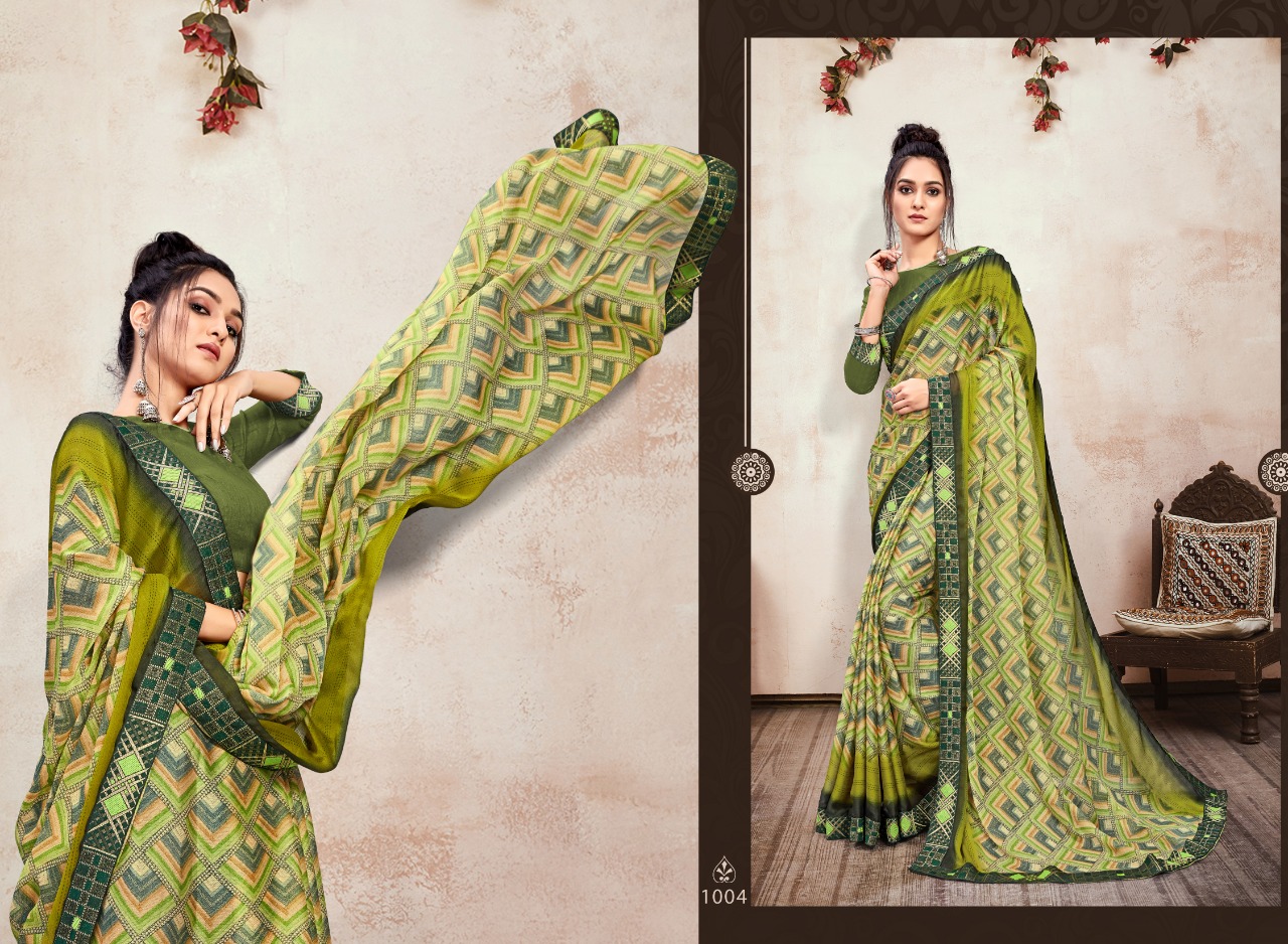 Swastik Narayani  Casual Wear Printed Sarees Catalog