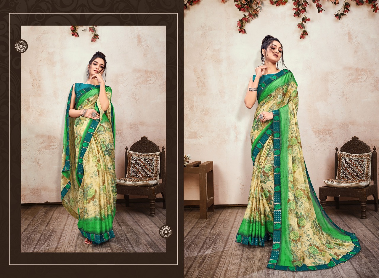 Swastik Narayani  Casual Wear Printed Sarees Catalog