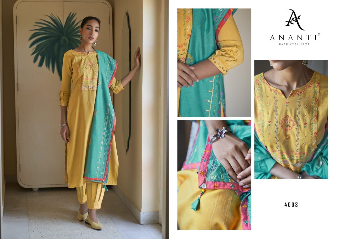 Ananti Aasharo Festive Wear Weaving Silk Ready Made Catalog