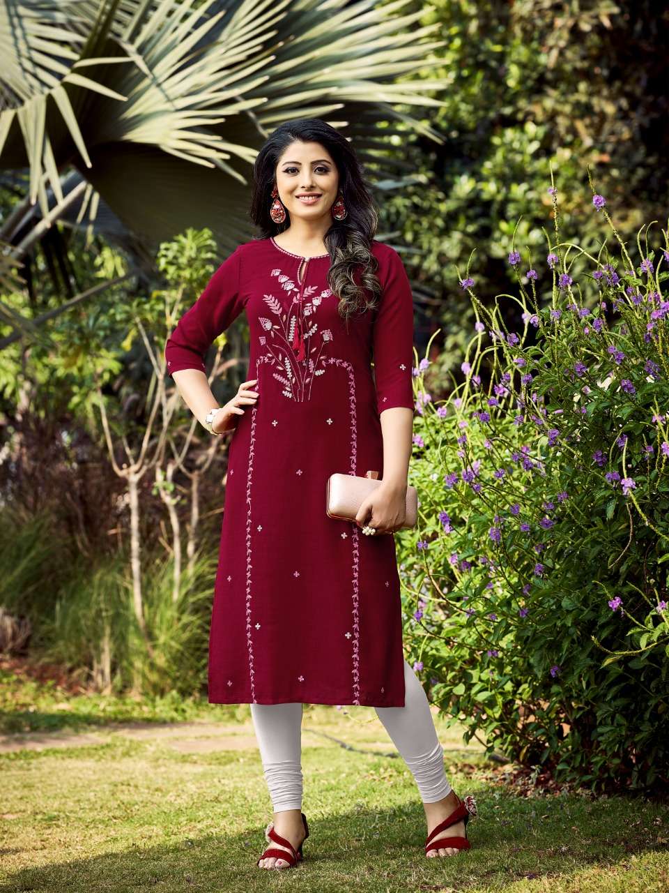 Fiesta Rangpriya Smooth And Soft Modal  Casual Wear  Kurtis Catalog