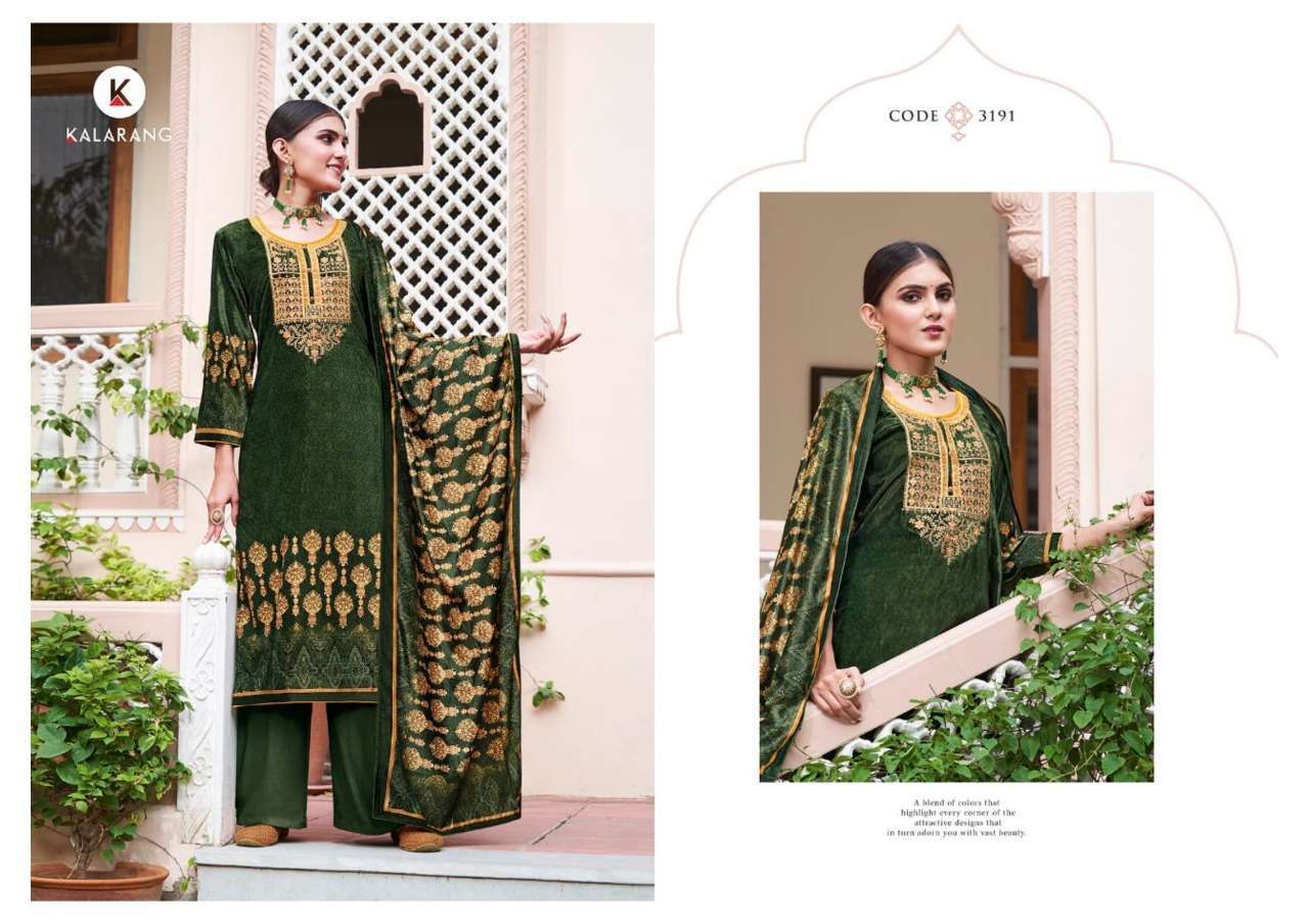 Kalarang  Shelby Velvet Digital Print Designer Dress Material Catalog