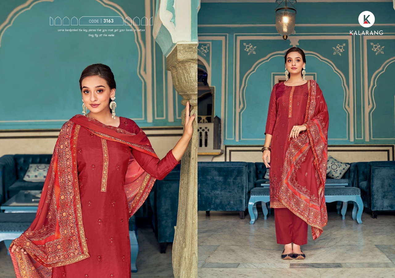 Kalarang Vihana Designer Viscose Festive Wear Salwar Suits Dress Material Wholesale In Surat