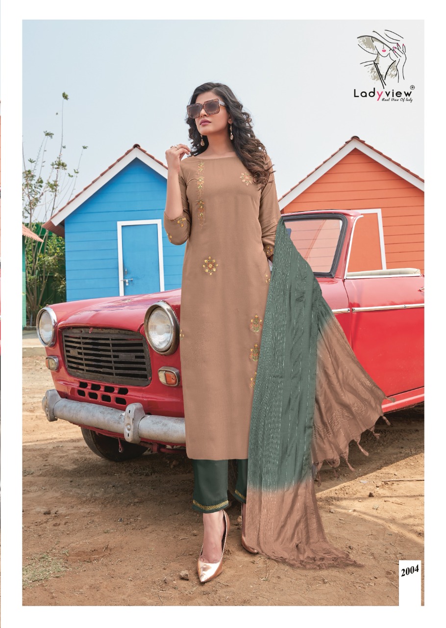 Ladyview Albeli Stylish Wear Ready Made Catalog