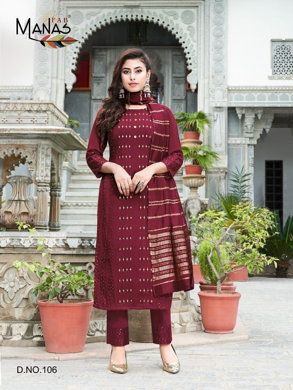 Manas Maher Viscose Festive Wear Ready Made Catalog