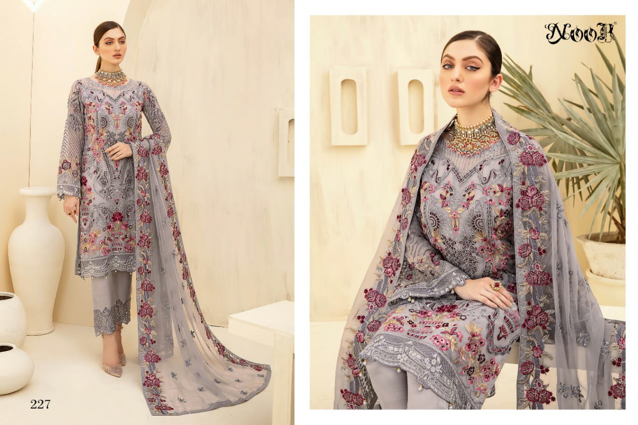 Noor Chevron Vol  4 Embroidery Pakistani Salwar Kameez Catalog