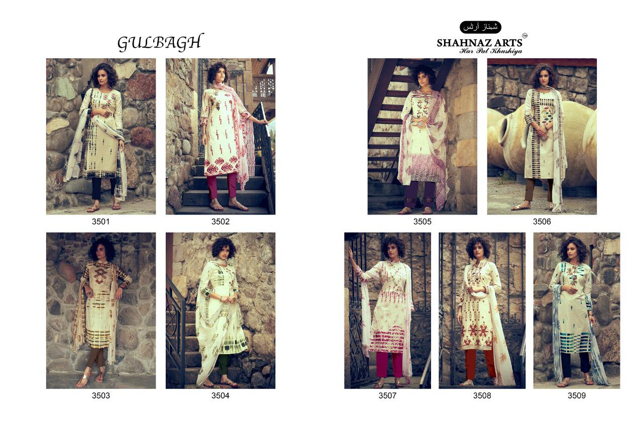 Shahnaz Arts Presents Gulbagh Collection Of Cotton Printed Dress Materials