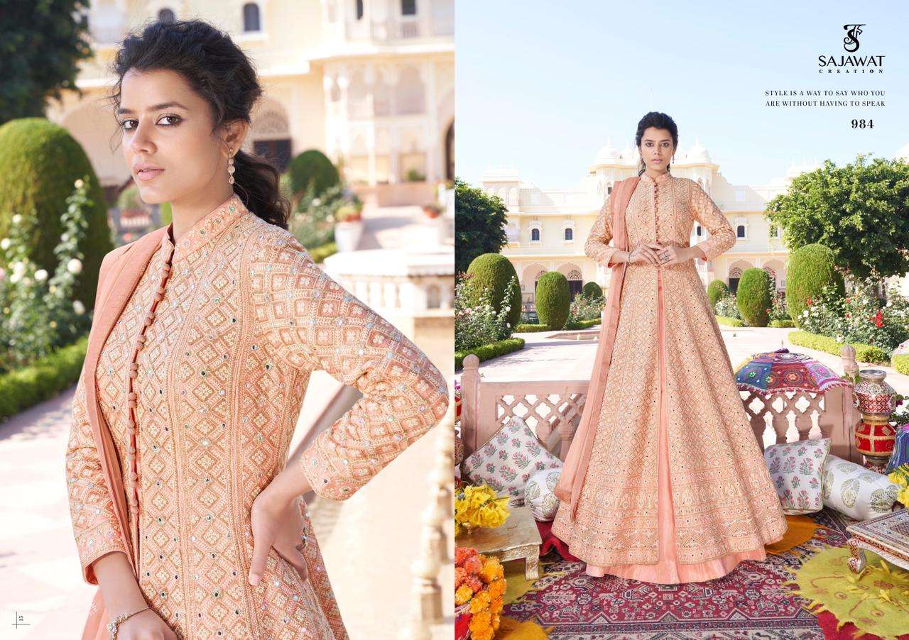 Sajawat Meraki  Vol 7 Premium Festive Wear Ready Made Catalog