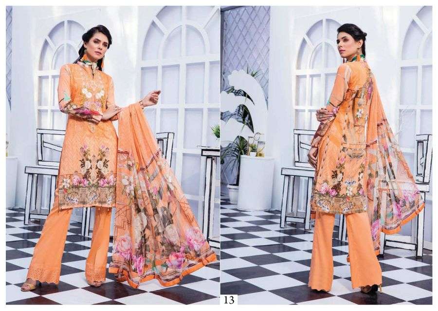 Sana Safinaz Lawn Vol 10 Nx21 Lawn Printed Dress Material Catalog