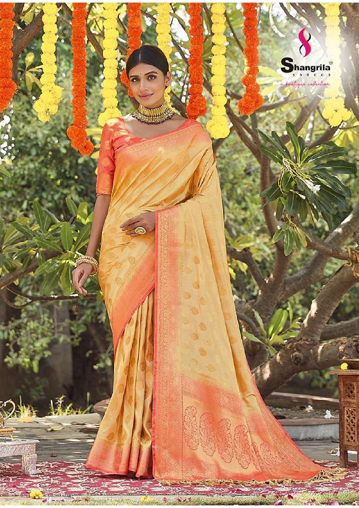 Shangrila Jyoti Festive Wear Silk Sarees Catalog