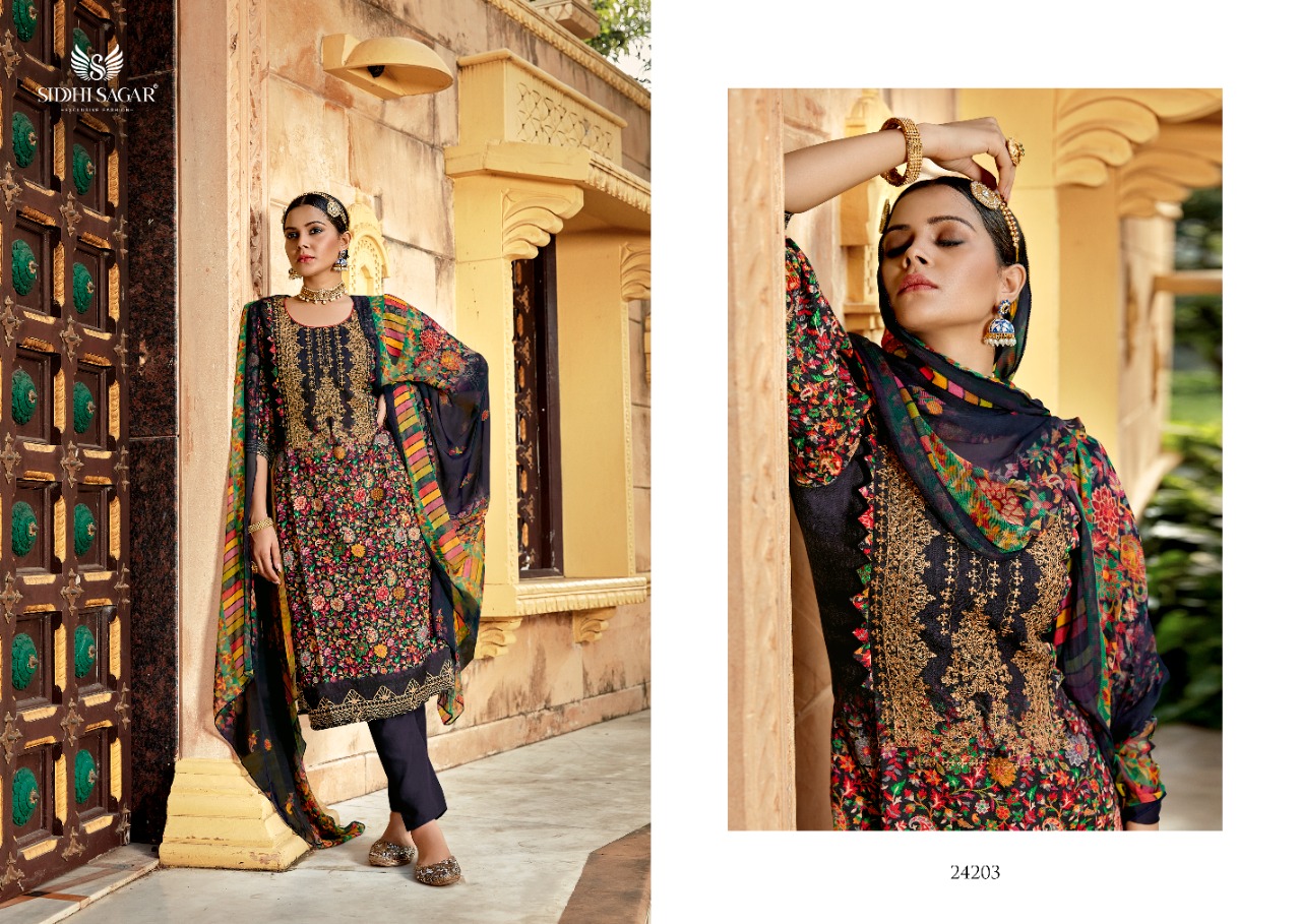 Siddhi Sagar Ayra Winter Wear Pashmina Catalog